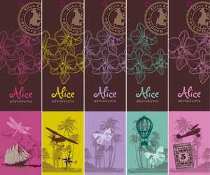 Alice Adventures Orchidee Phalaenopsis Labels